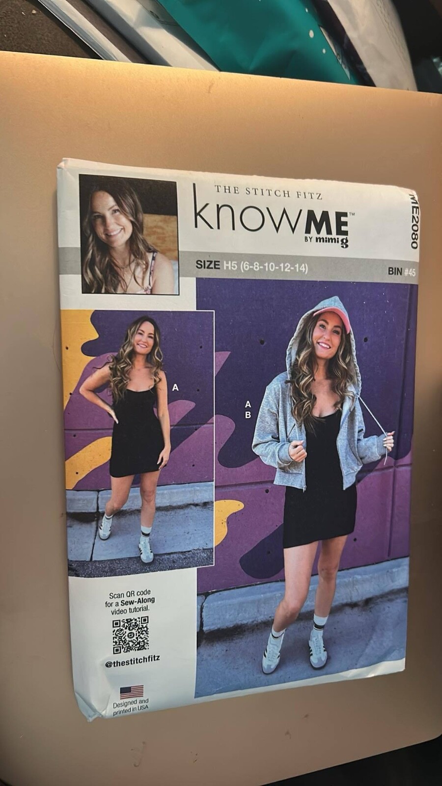 KNOW ME SEW PATTERN # ME2080 SZ 6-14 Misses Dress and Hoodie