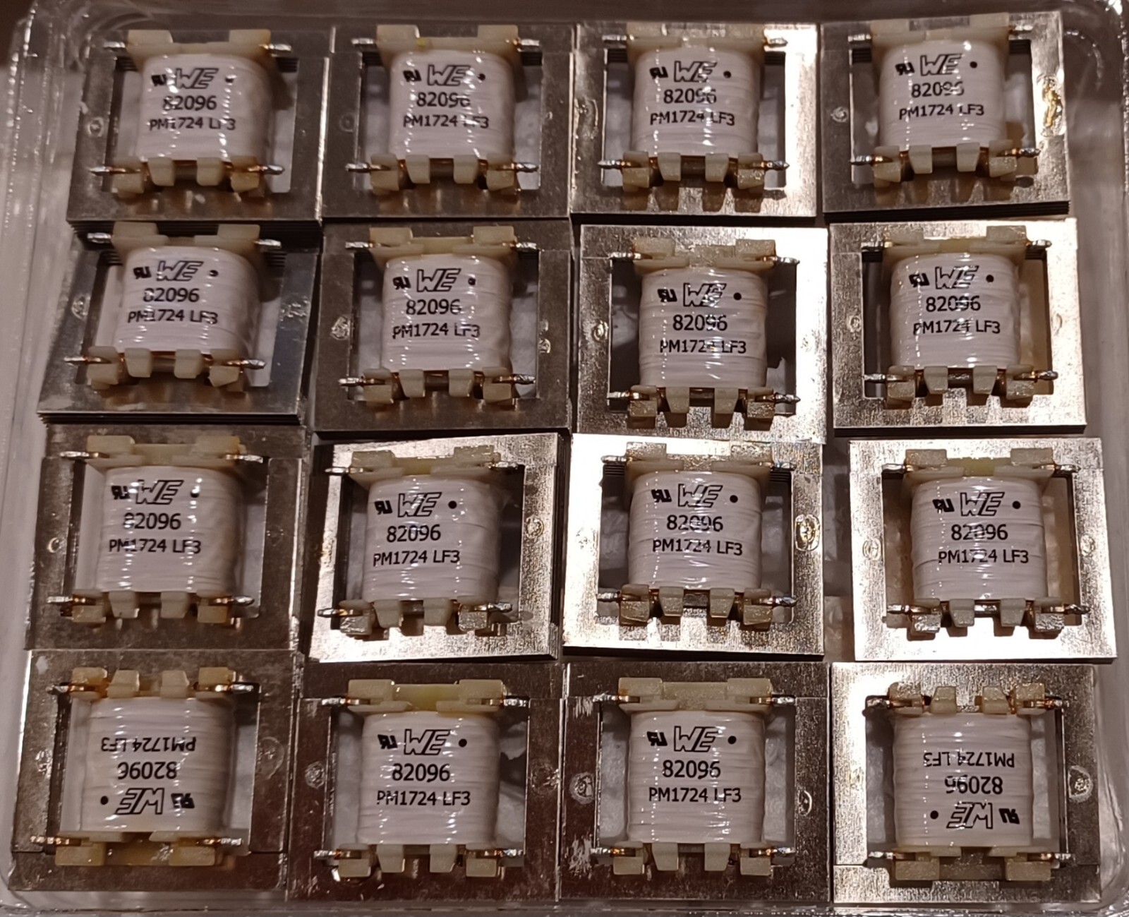 16 Unused Pulse Transformers 82096 LF3 4pin Analog Modem PCB WE MID AMT RoHS NOS