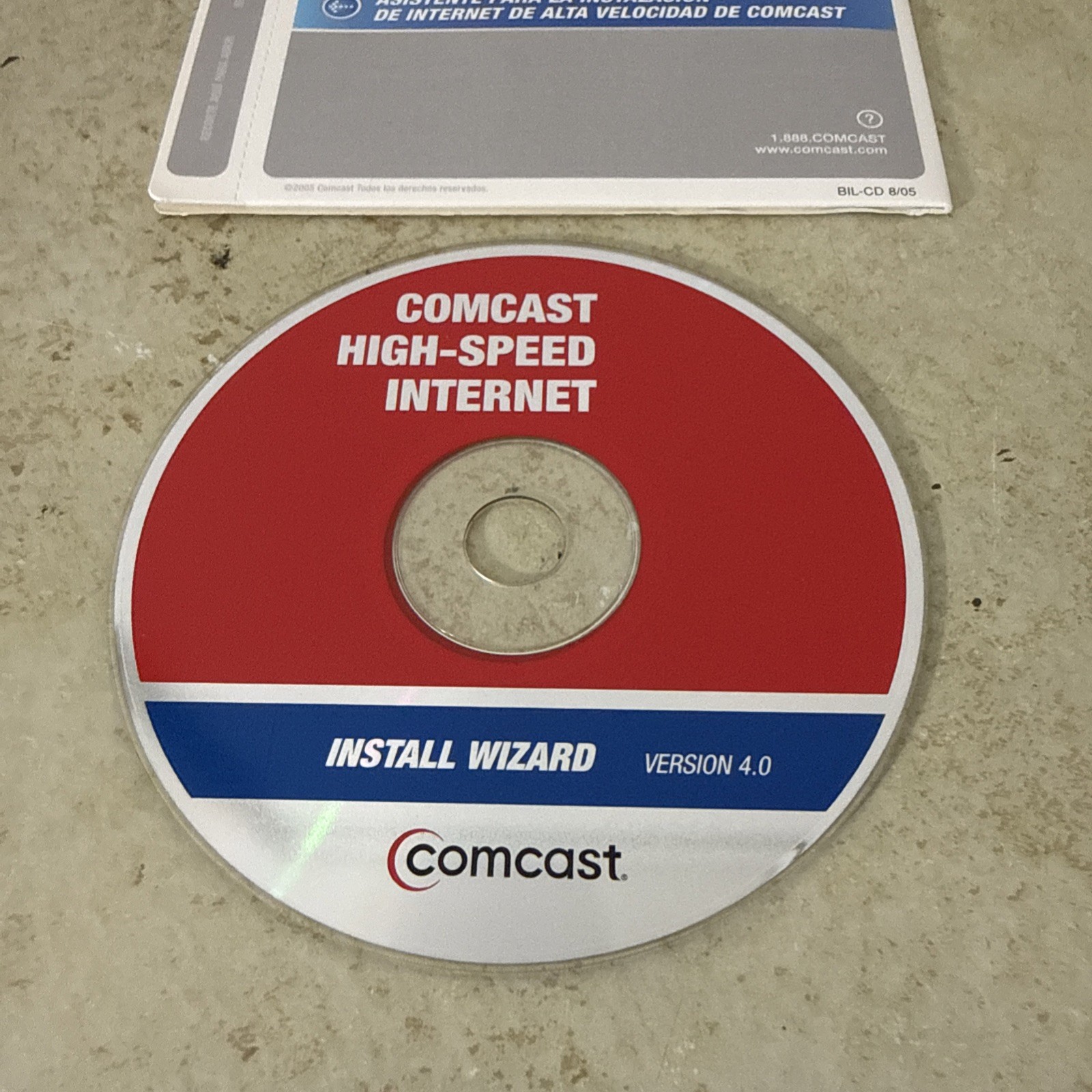Comcast High-Speed Internet PC Software Install Wizard 4.0