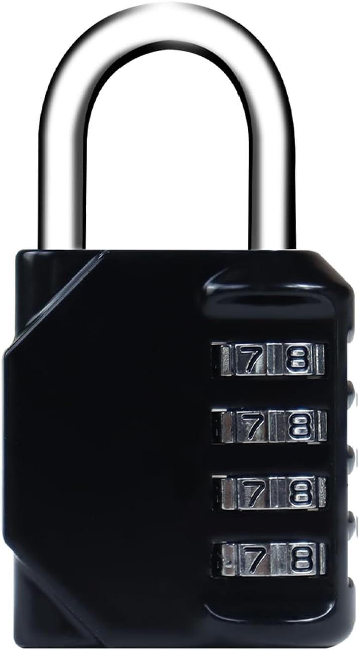 4-Digit Waterproof Combination Lock - Versatile Security for Lockers
