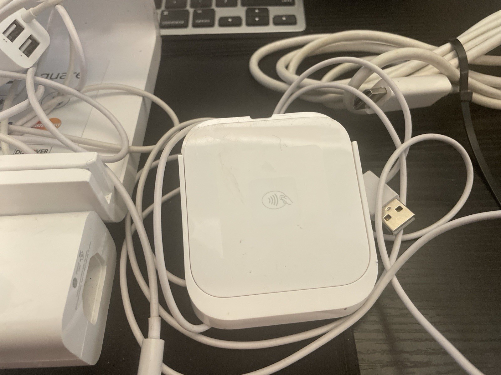 Used Square Register POS System -White (A-SKU-0665)