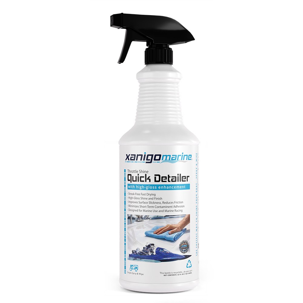 Xanigo Marine Throttle Shine Marine Quick Detailer - 32Oz  XMQD32