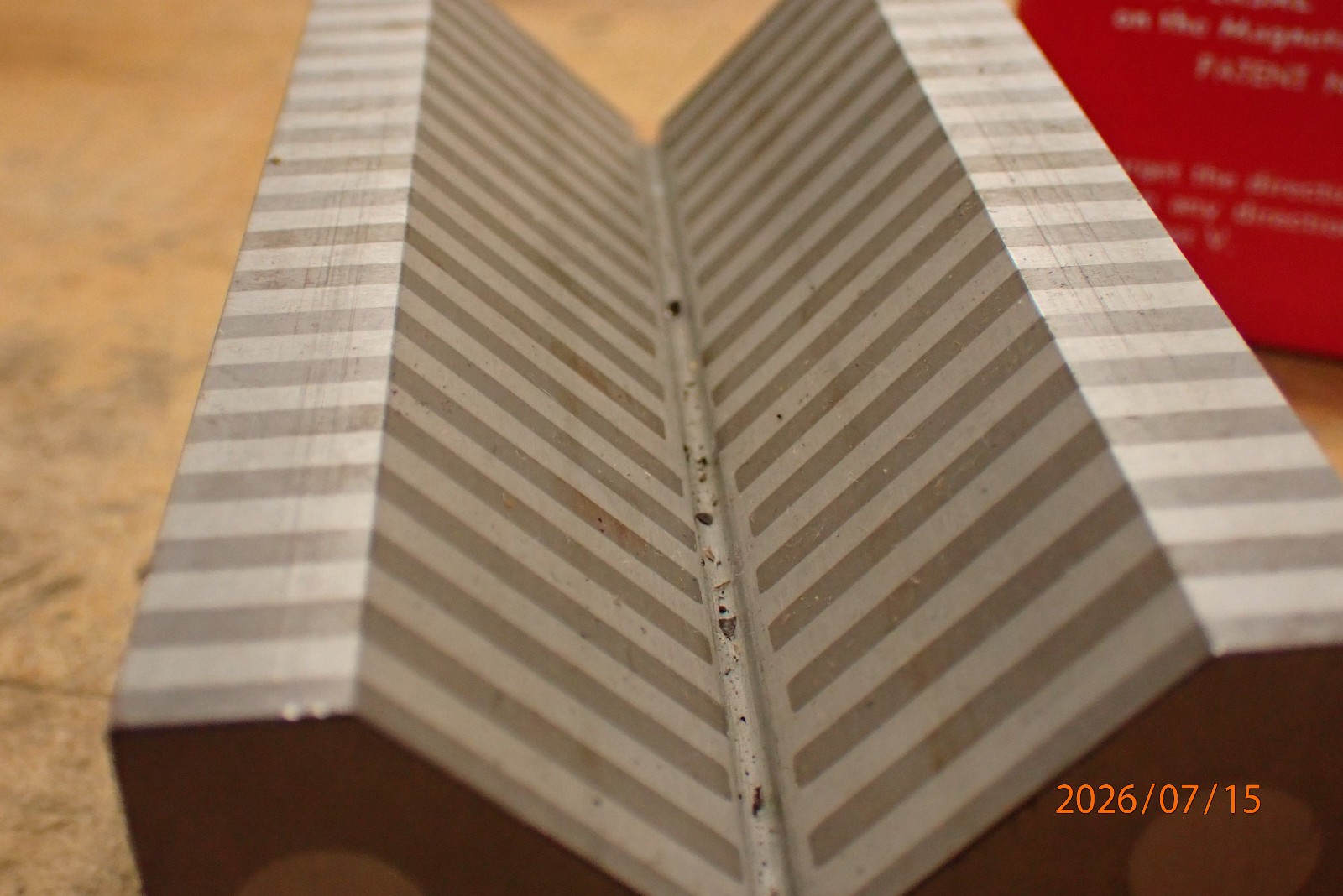 2, FISHER MACHINE MAGNETIC TRANSFER LONG V-BLOCKS FOR SURFACE GRINDING