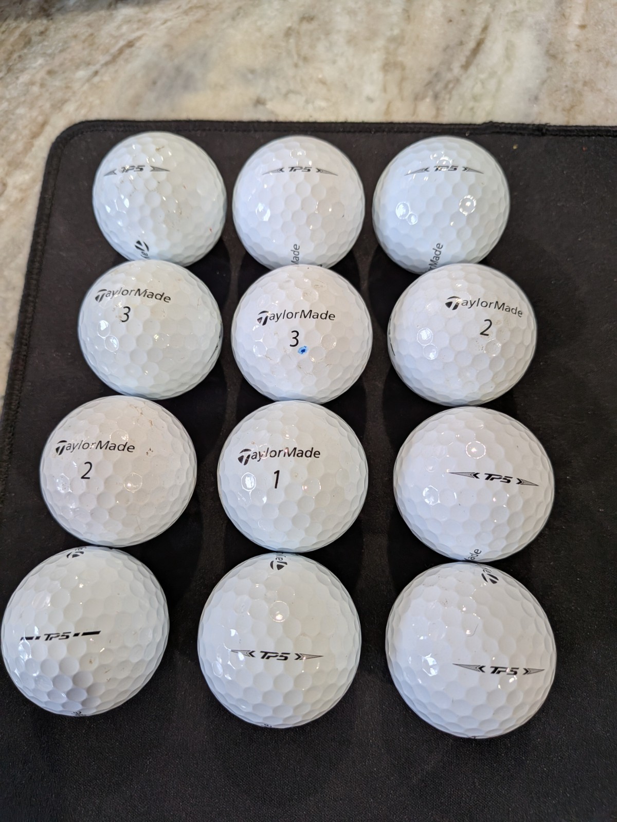 24 Two Dozen Taylormade TP5 Used Golf Balls, Mint Condition, AAAAA Quality