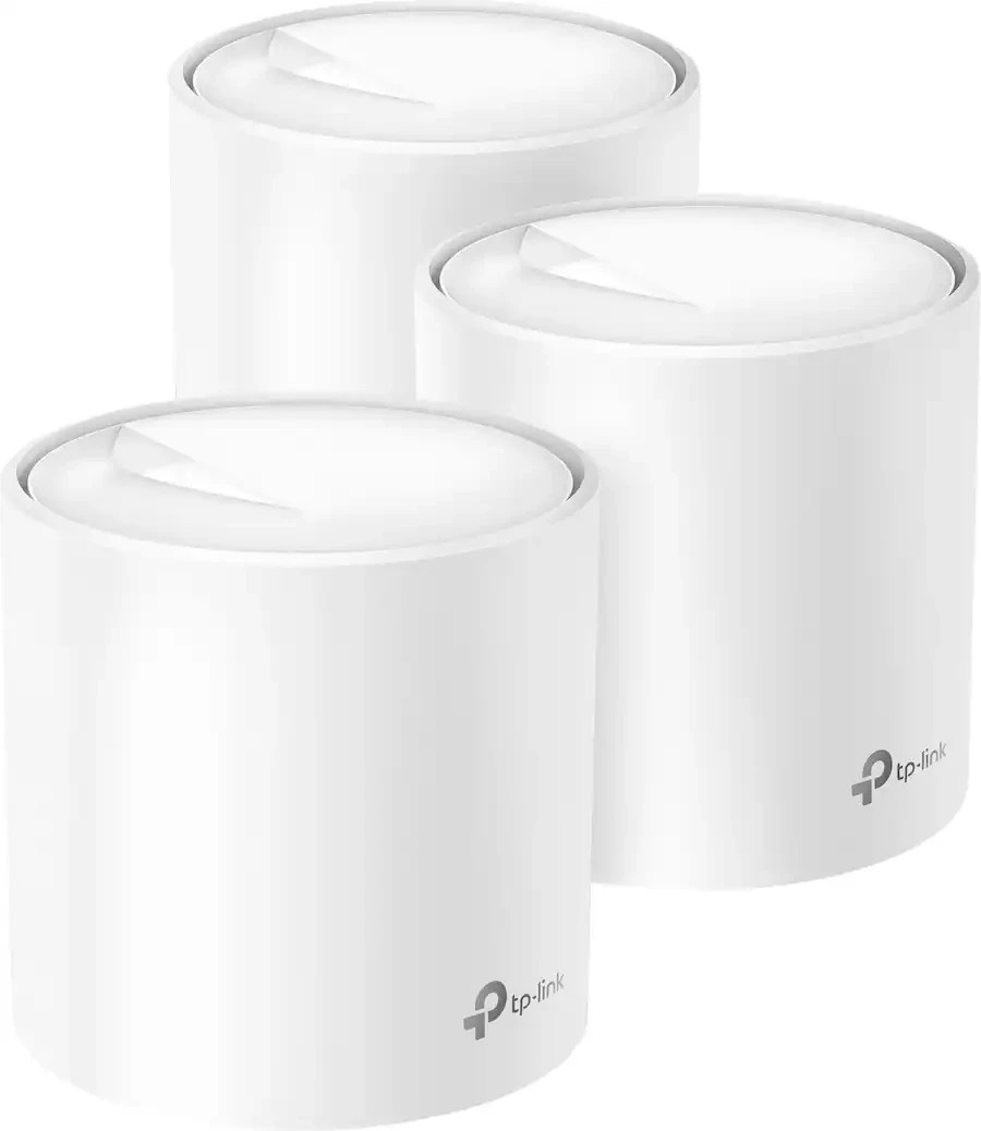 TP-Link Deco X60 AX3000 Whole Home Mesh Wi-Fi 6 System, 3-Pack, 7000 SQ Ft - BOX