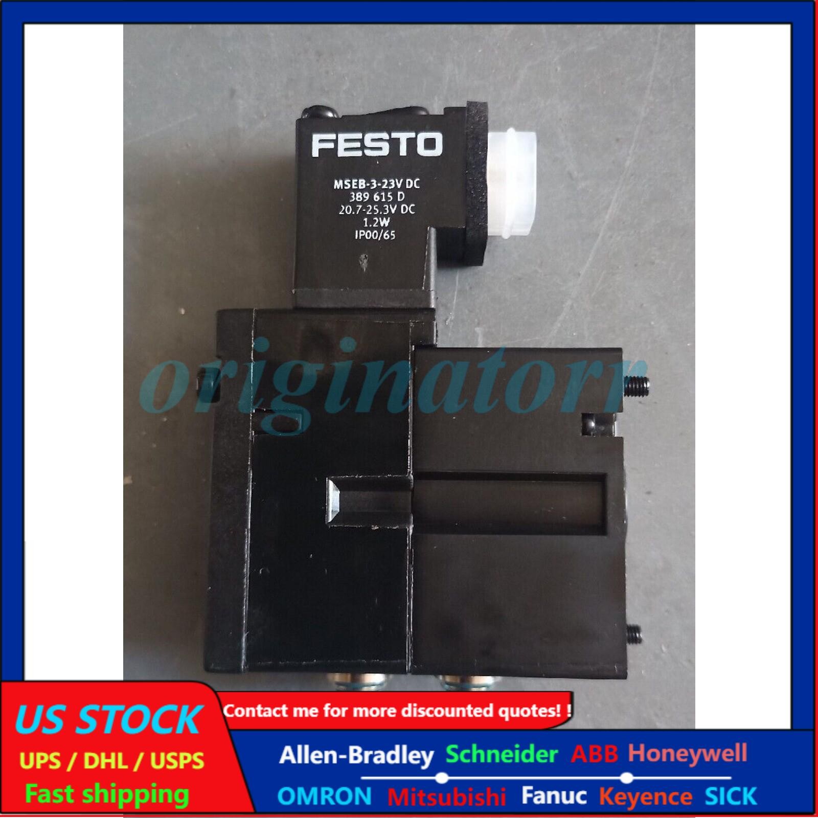 New Festo 160240 MEBH-4/2-QS-4-SA Solenoid Valve Heidelberg Machine