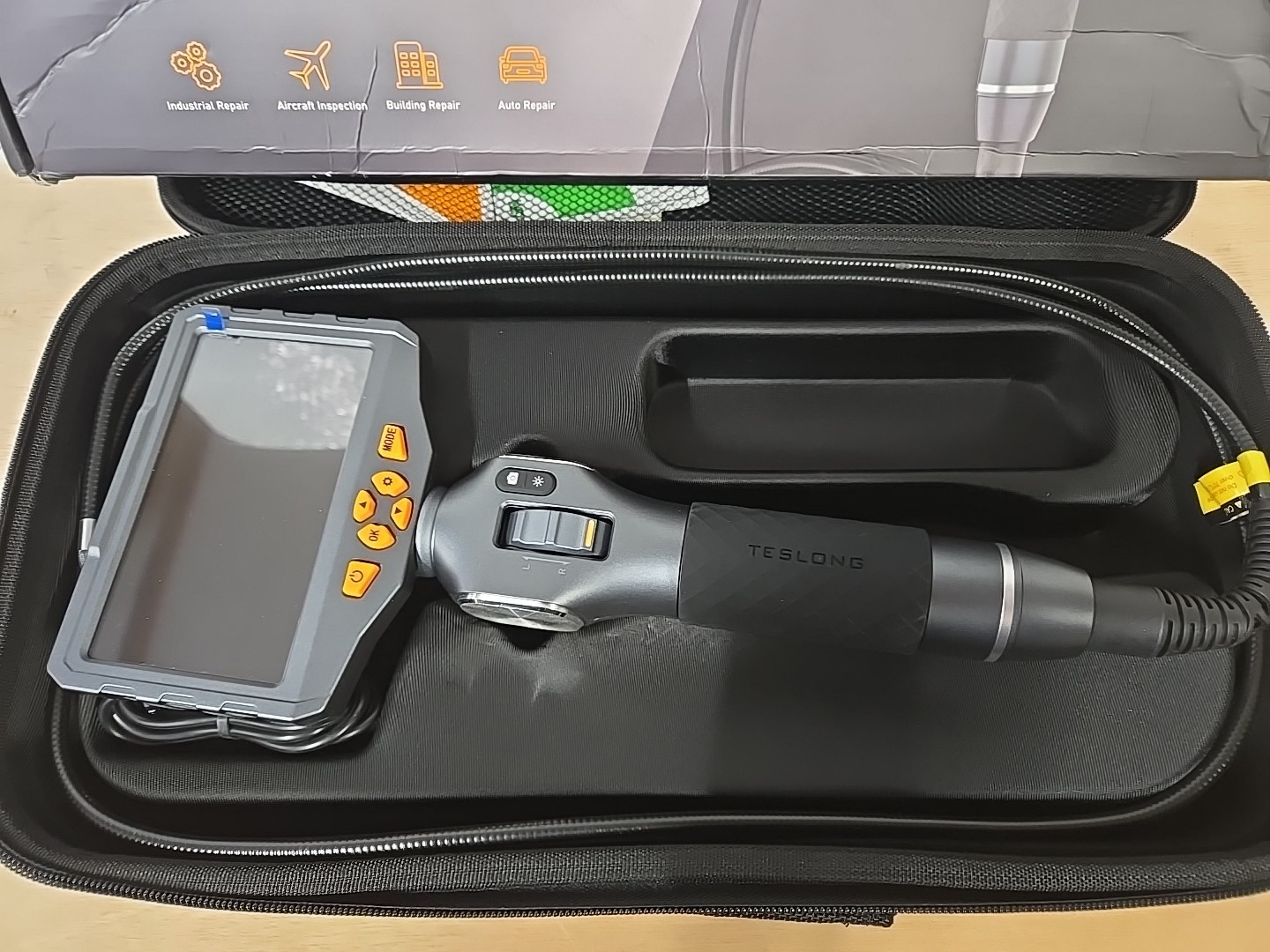 Teslong Borescope Two-Way Articulation Head 5" Endoscope Inspection Camera