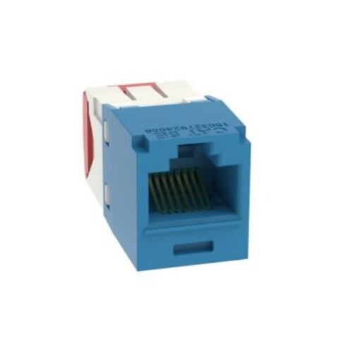 Panduit CJ5E88TGBU Cat-5e Jack Module UTP RJ45 8P8W TG-Style Blue