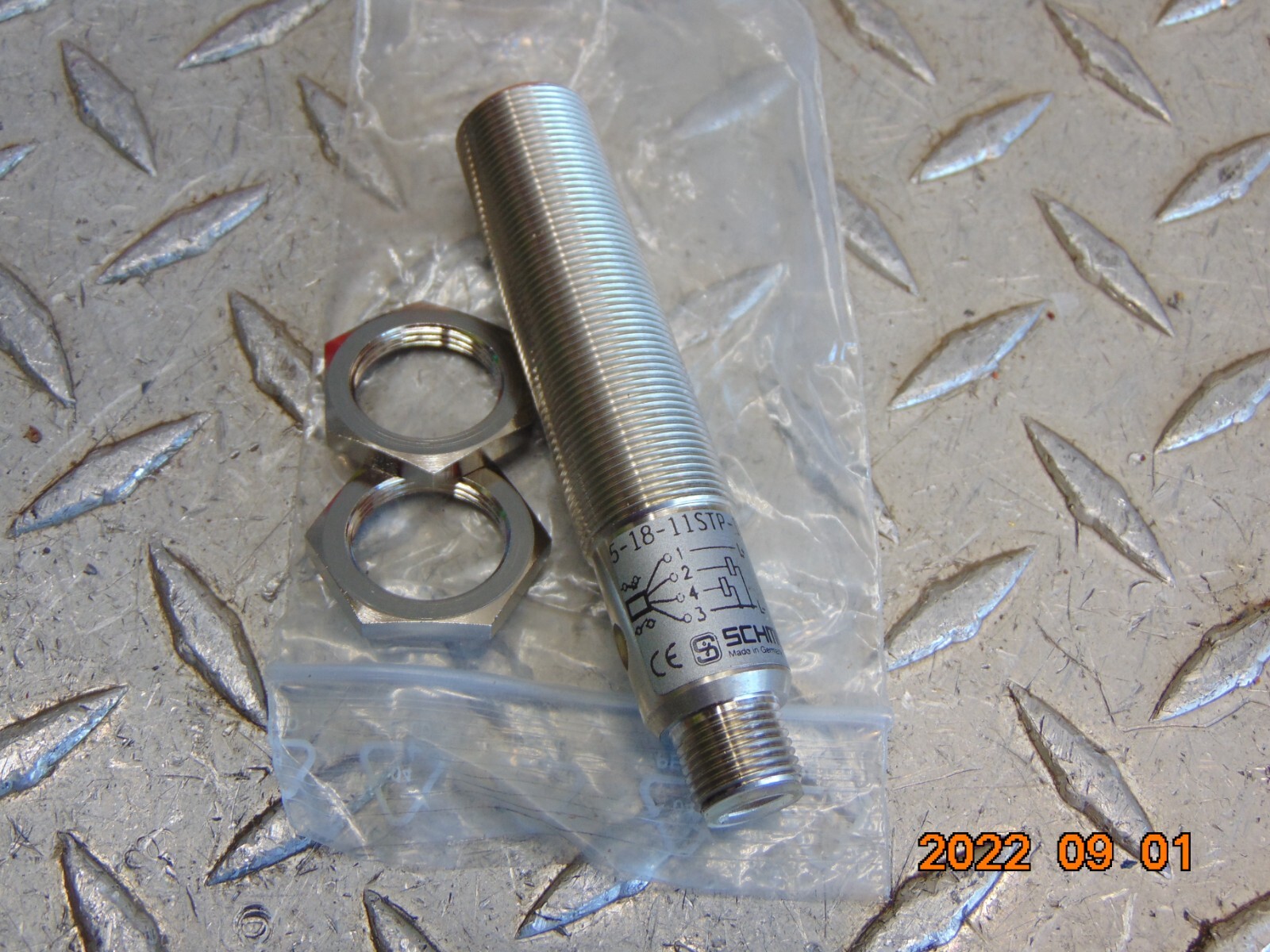 NEW Schmersal 5-18-11Stp-1931-2 Ultrasonic Distance 18-36V-Dc 200Ma Sensor