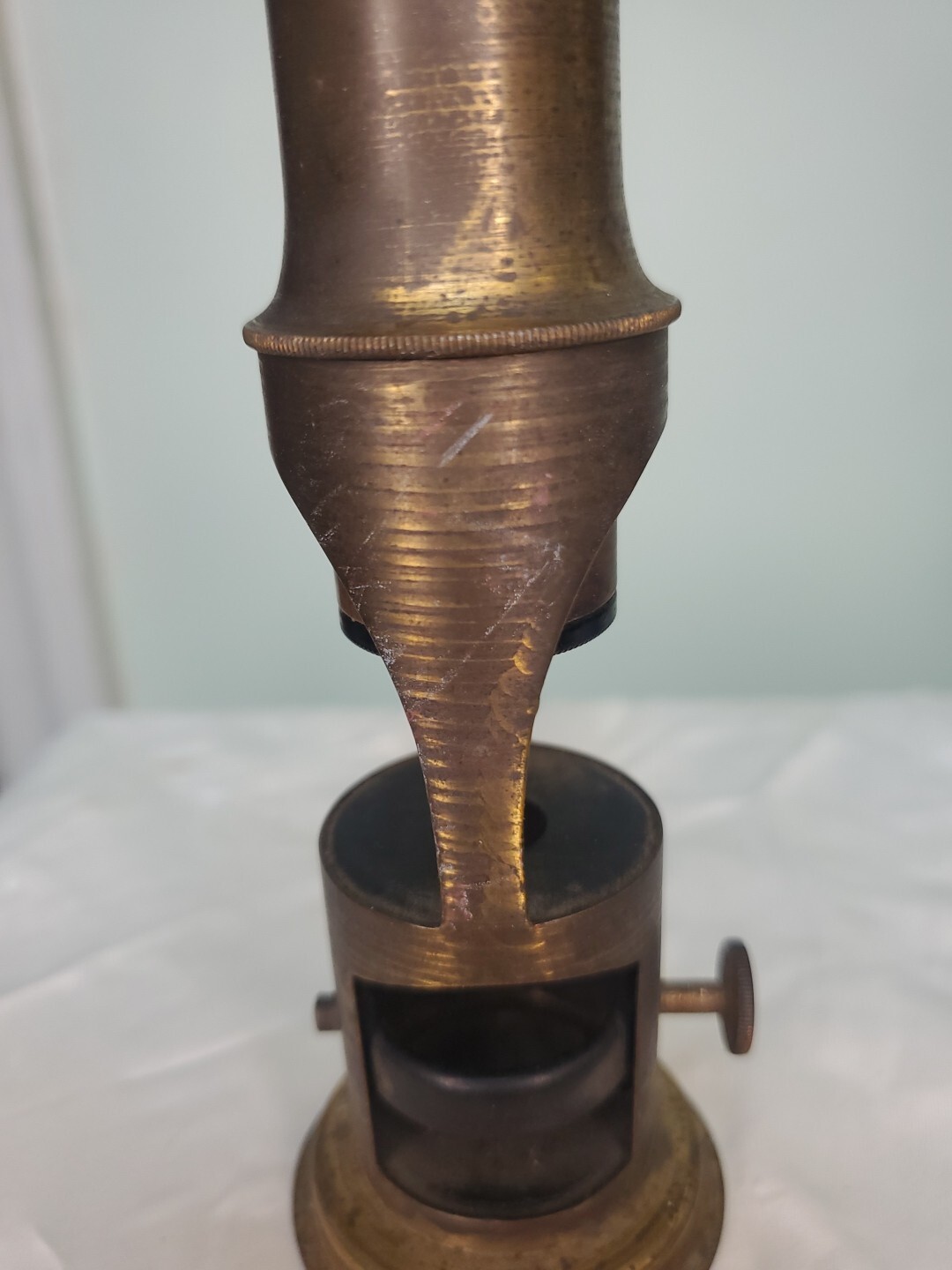Antique Brass Field Microscope
