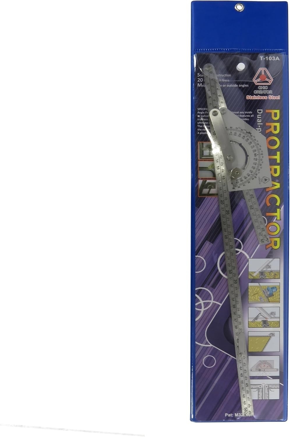 Stainless Steel Angle Finder Protractor For Tube Bending Or Sheet Metal Bending