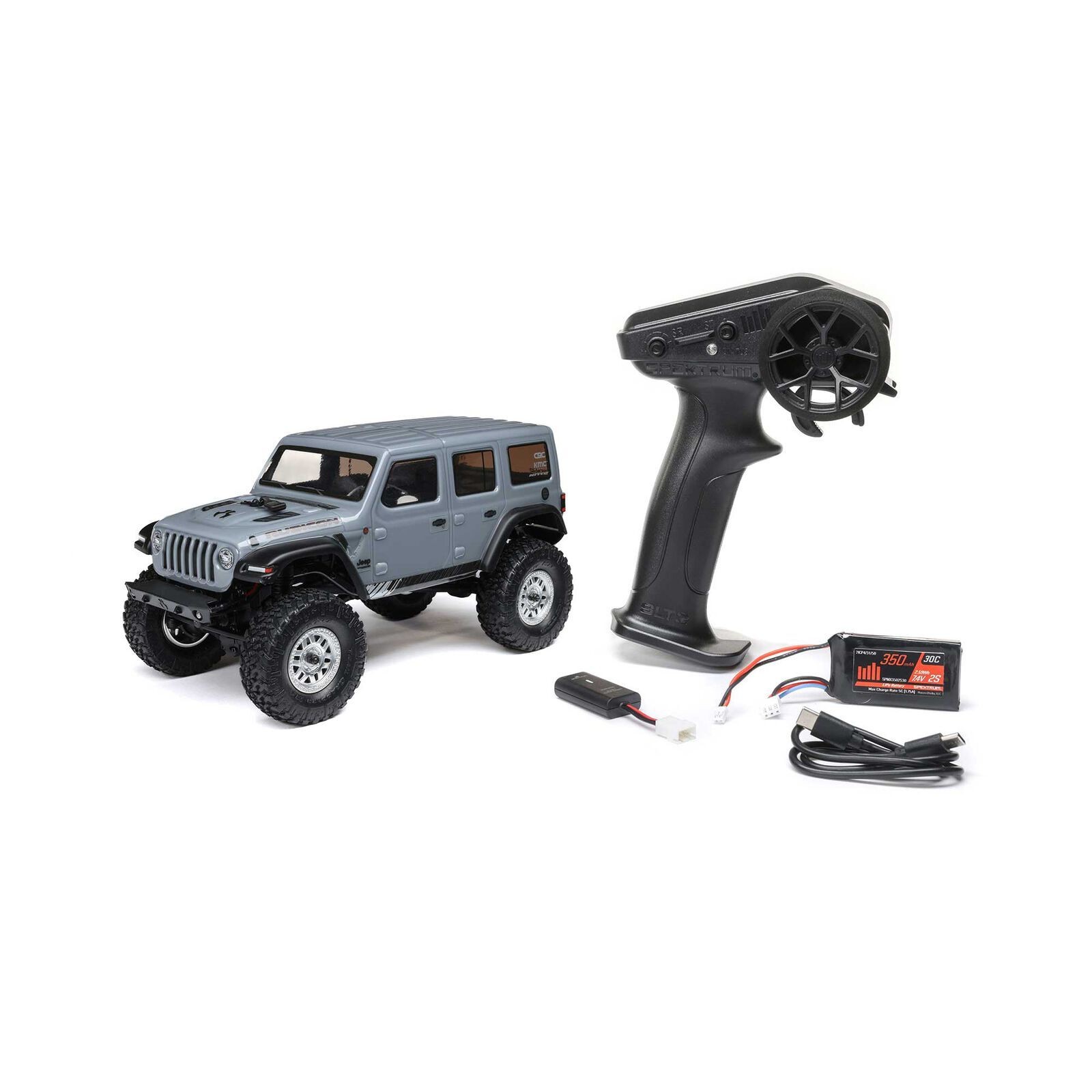 Axial SCX24 2019 Jeep Wrangler JLU CRC, Gray 1/24 4WD RTR (AXI00002V3T3)