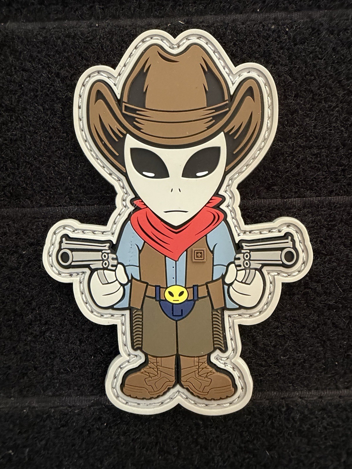 5.11 Tactical Alien Cowboy "Mystery Aliens Series” PVC Morale Patch