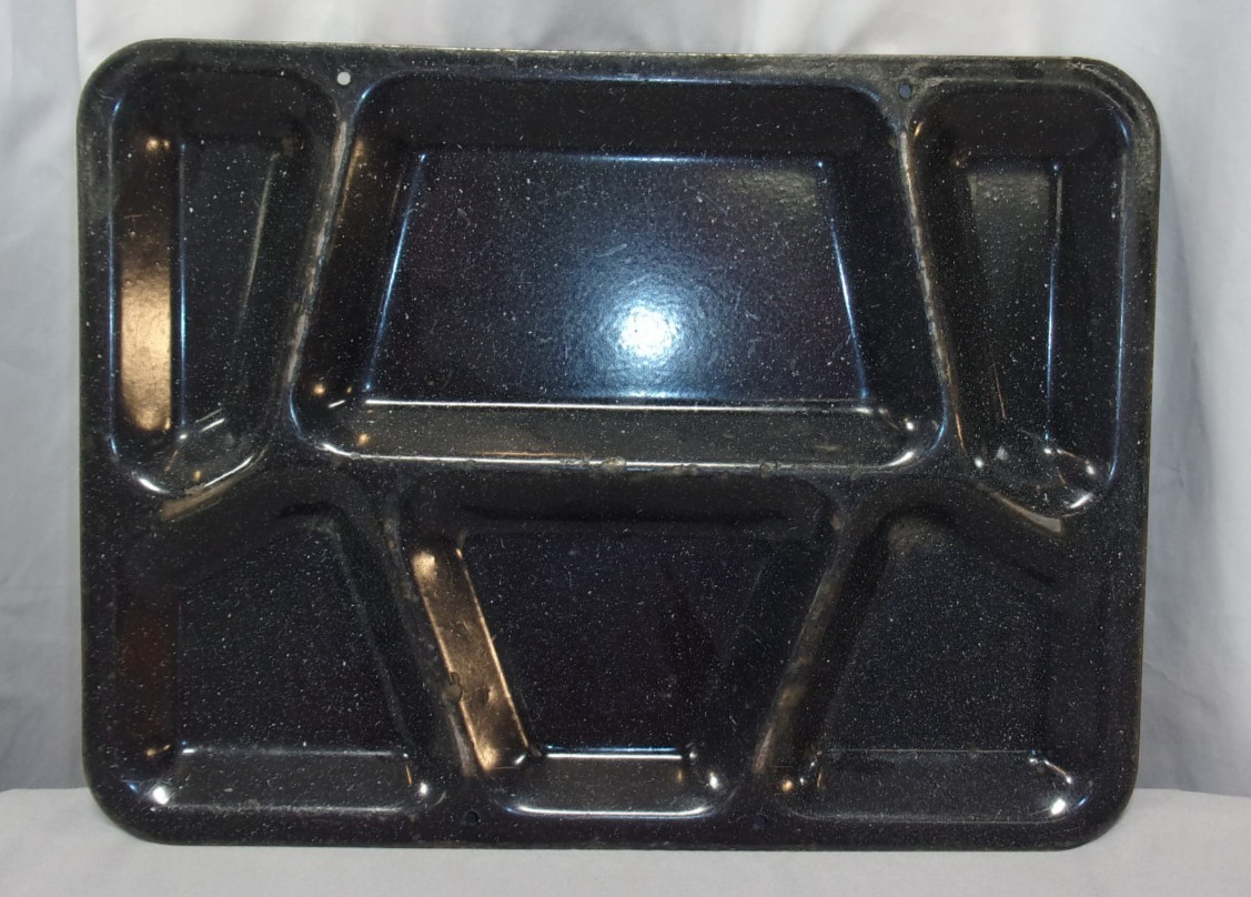 1980s FORT LEAVENWORTH FOOD TRAY MILITARY PRISON SYSTEM 11X15