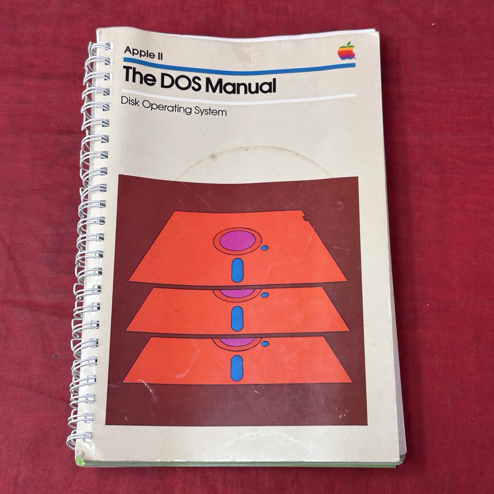 The DOS Manual Apple II Disk Operating System VTG 1980 Reference Manual Book