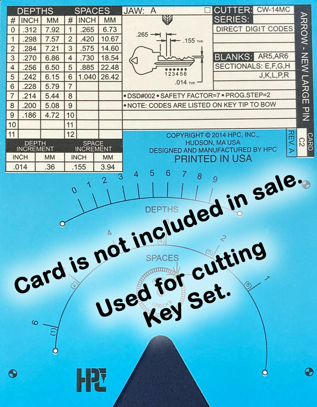 Arrow AR1 Space and Depth Keys ~ DSD#002, C2
