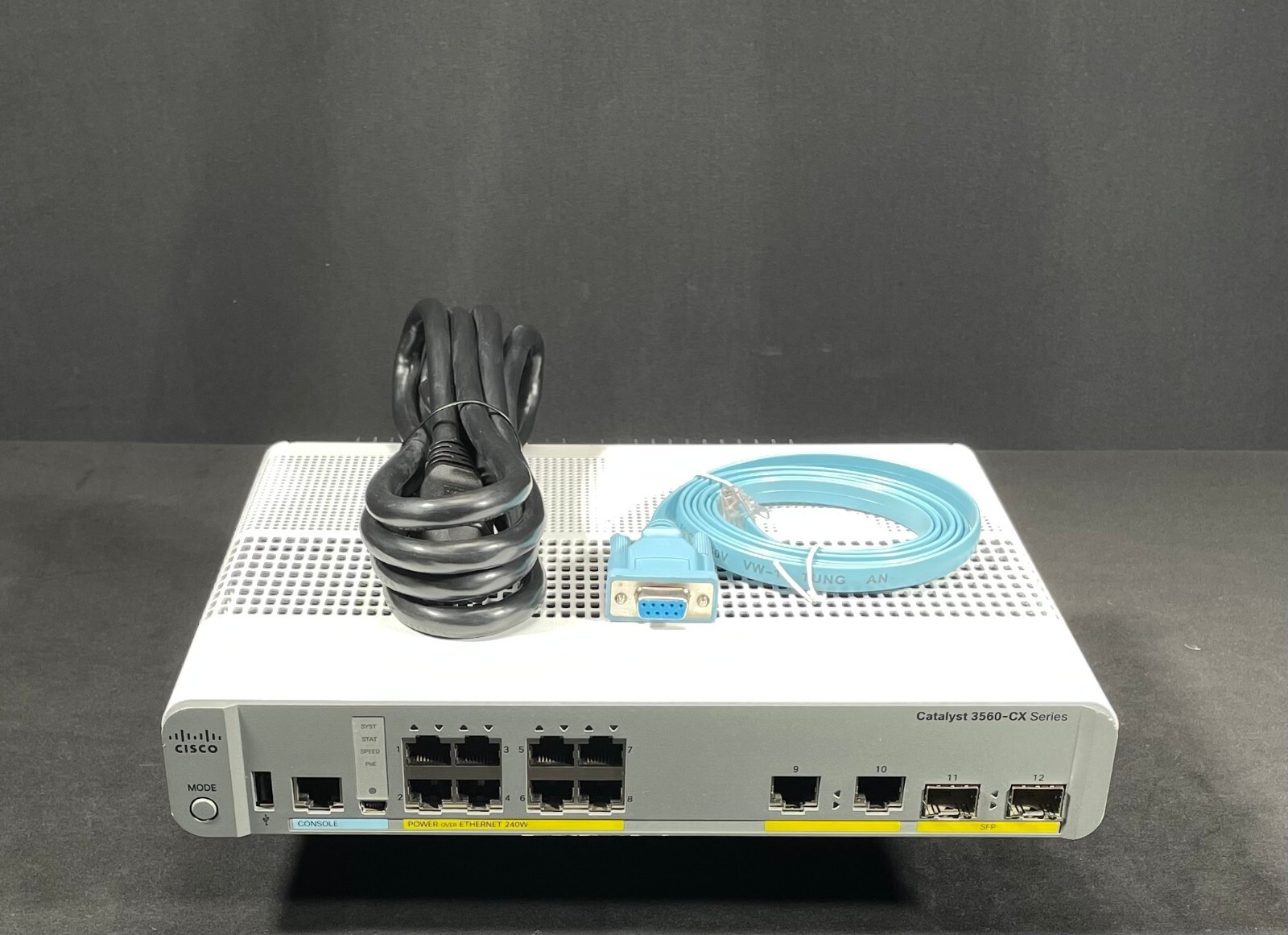 Cisco 3560CX  WS-C3560CX-8PC-S 8 Port Ethernet Switch - Same Day Shipping