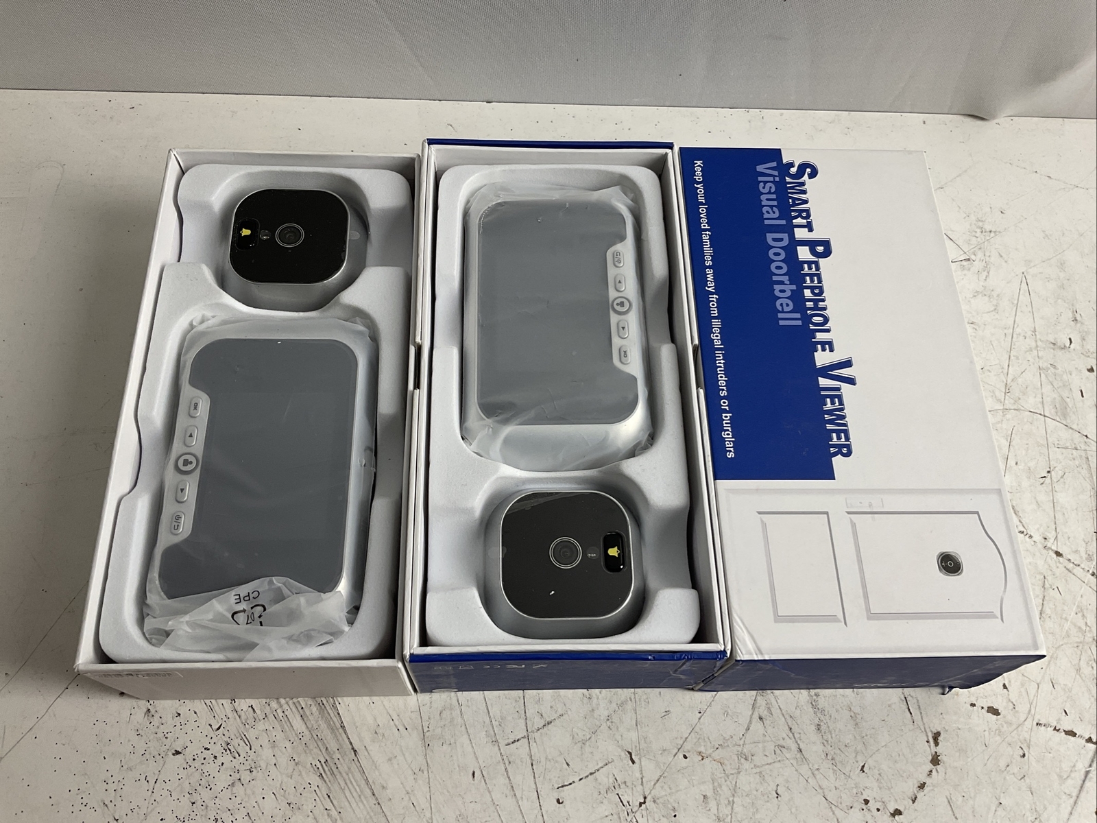(Lot Of 2) Smart Electronic Peephole Digital Doorbell Camera  Night Vision NEW