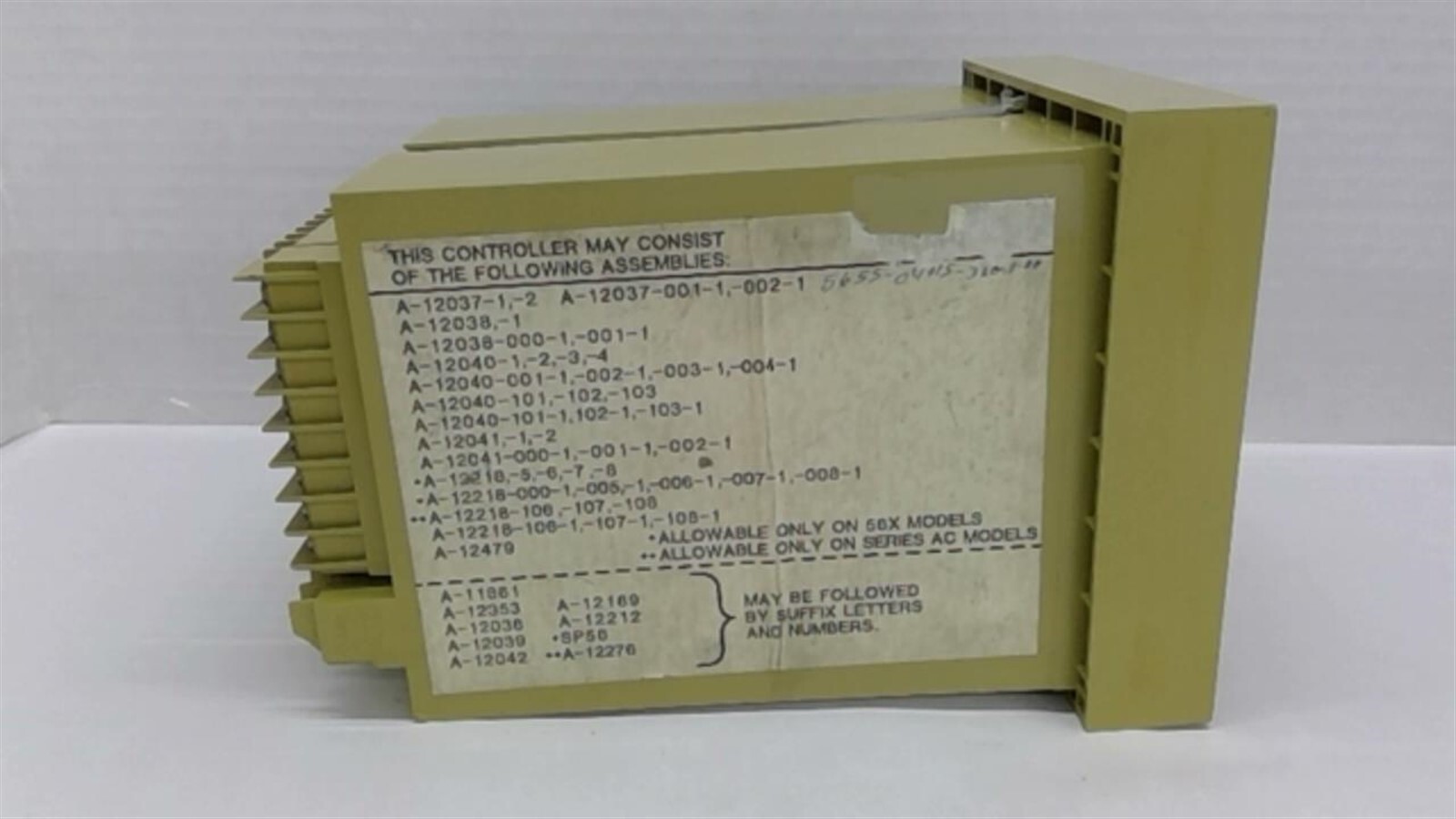 Barber-Colman 560 Temperature Controller