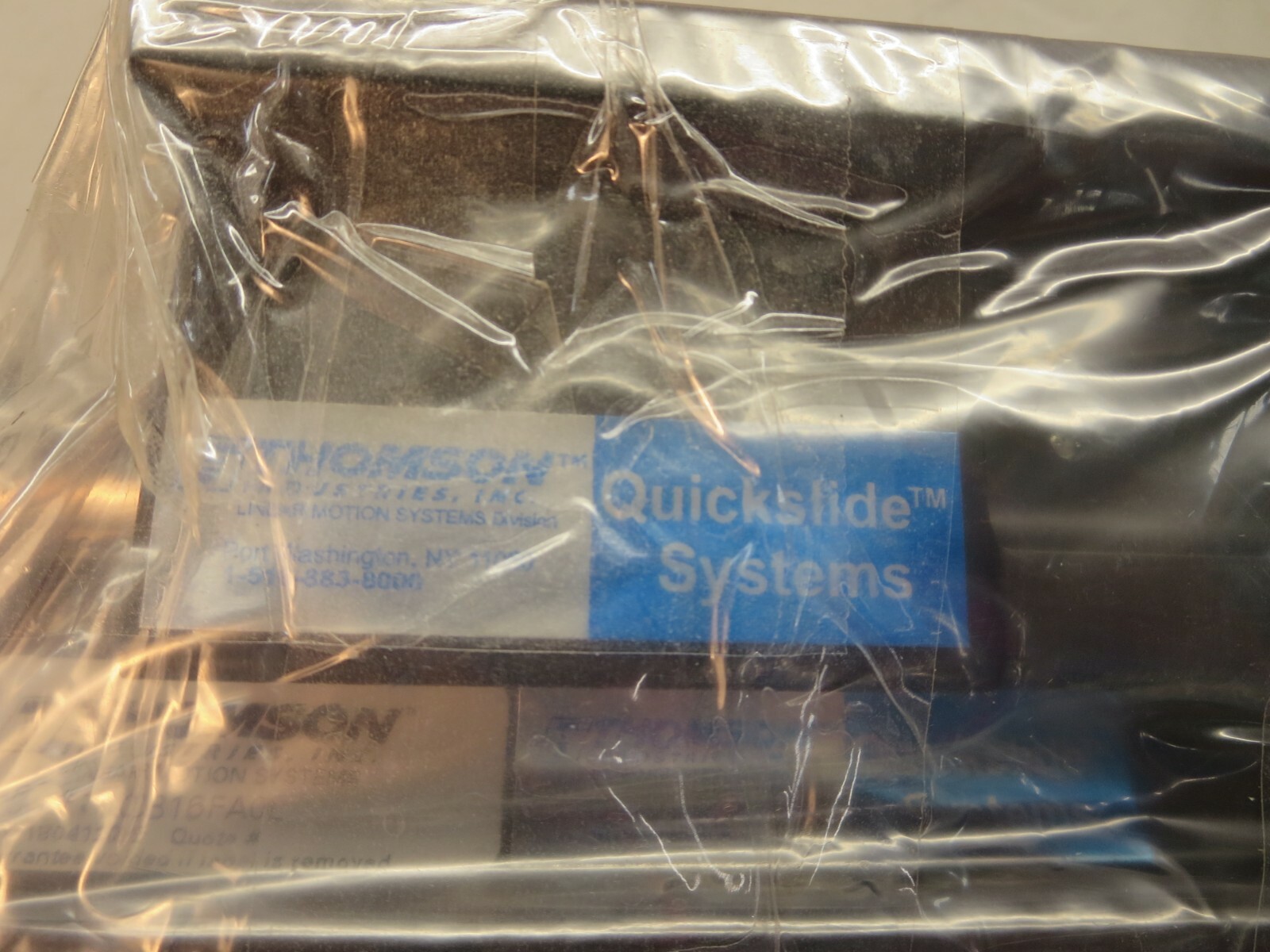 Thomson Industries (Quickslide Systems), 1CB16FAC, Linear Slide, New