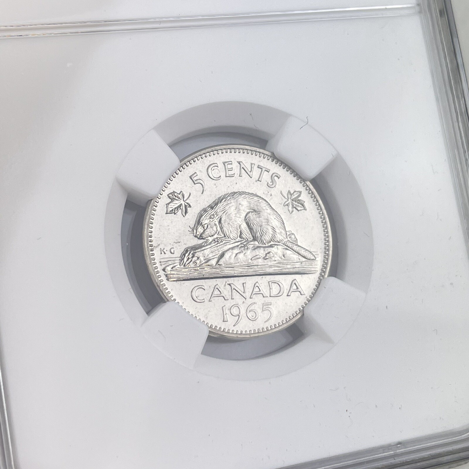 1965 Canada 5C Five Cents PL65 PL 65 NGC Graded