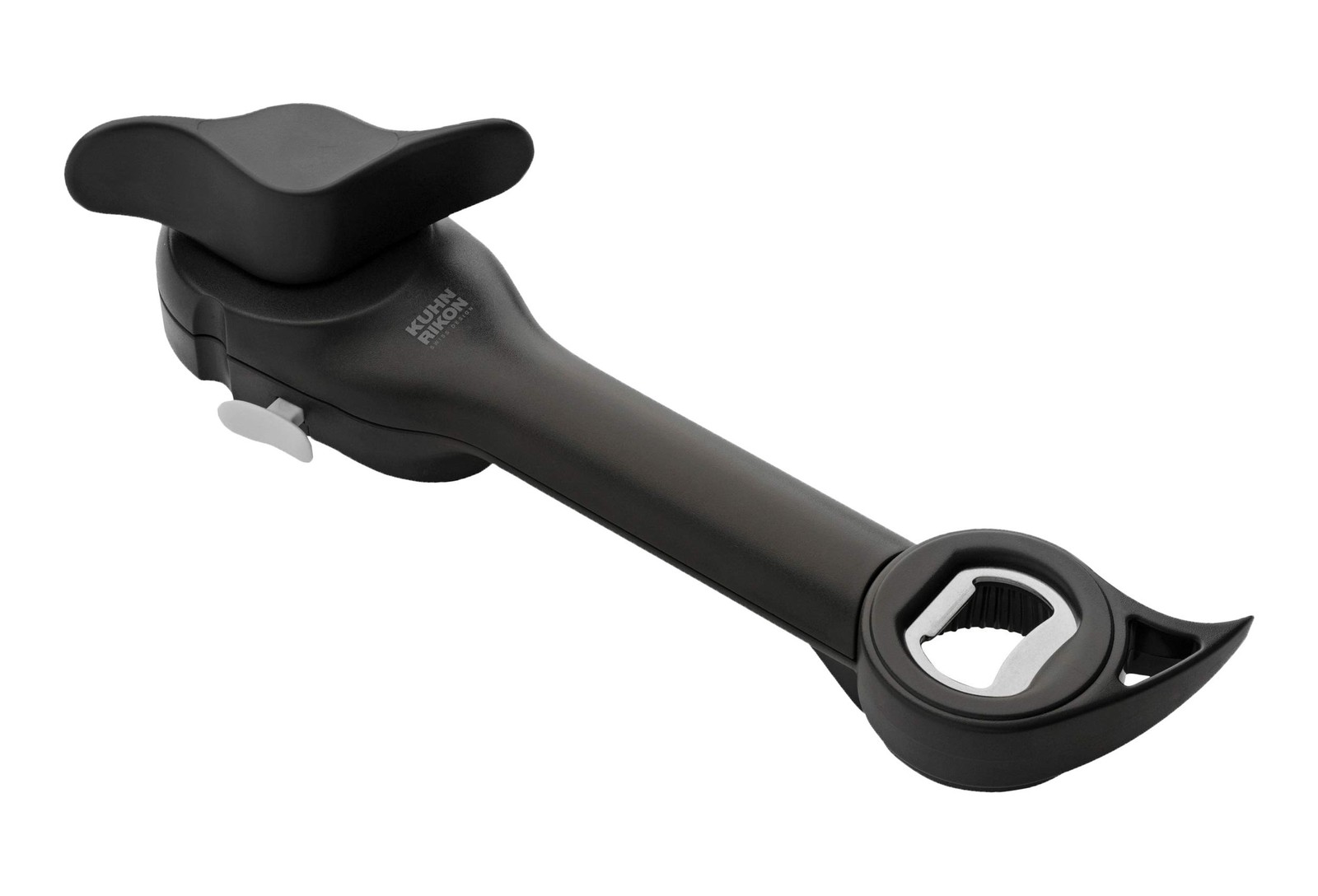 Kuhn Rikon Auto Safety Master Opener for Cans, Bottles 9 x 2.75 inches, Black