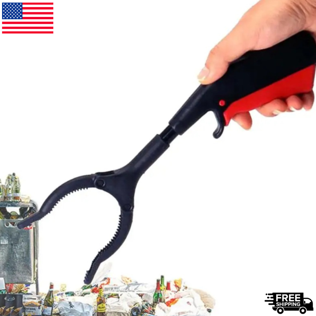 Bending-Free Trash Clip Drying Rack Pickup Sticks Garbage Litter Picker Collecto
