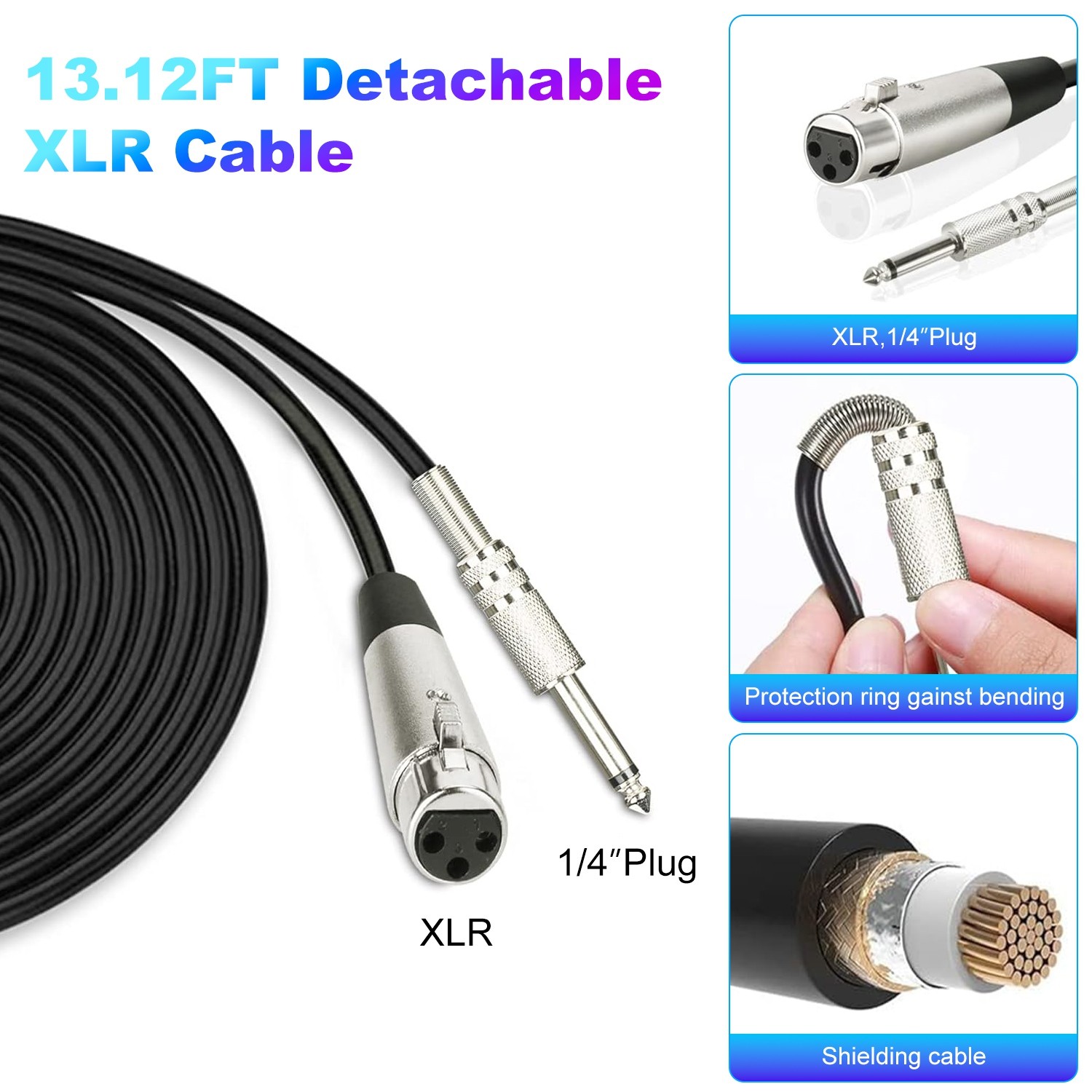 Professional Handheld Dynamic Microphone XLR Connection With On/Off Switch