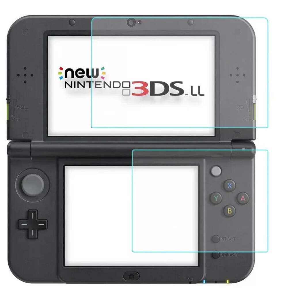2-Pack Tempered Glass Screen Protector for Nintendo New 3DS XL / LL – Premium Pr