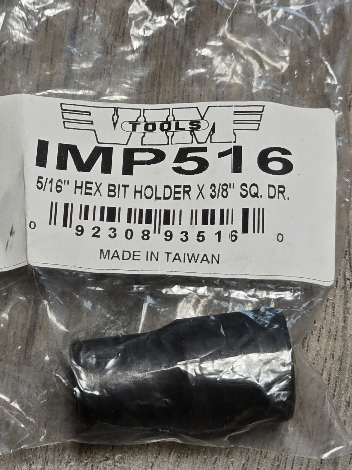 VIM Tools 3/8" Square drive to 5/16" Hex Bit Holder Impact Socket Adapter IMP516