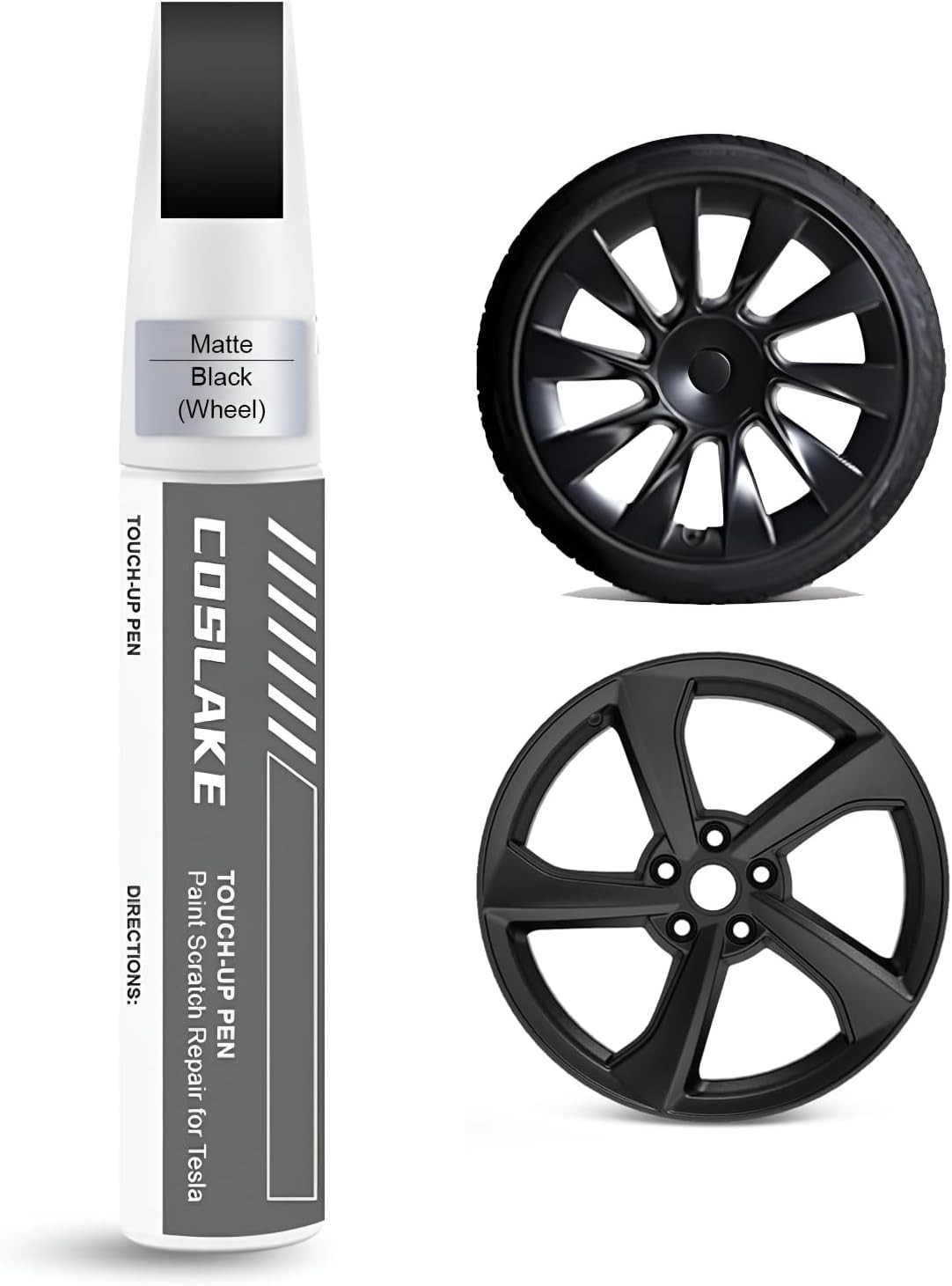 0.41 Fl Oz (Pack of 1), Matte Black(Fits for Model Y 20''...