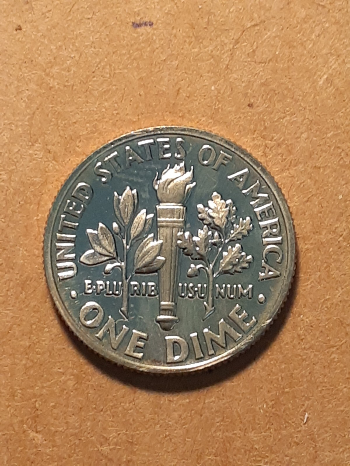 1989 S ROOSEVELT DIME CLAD