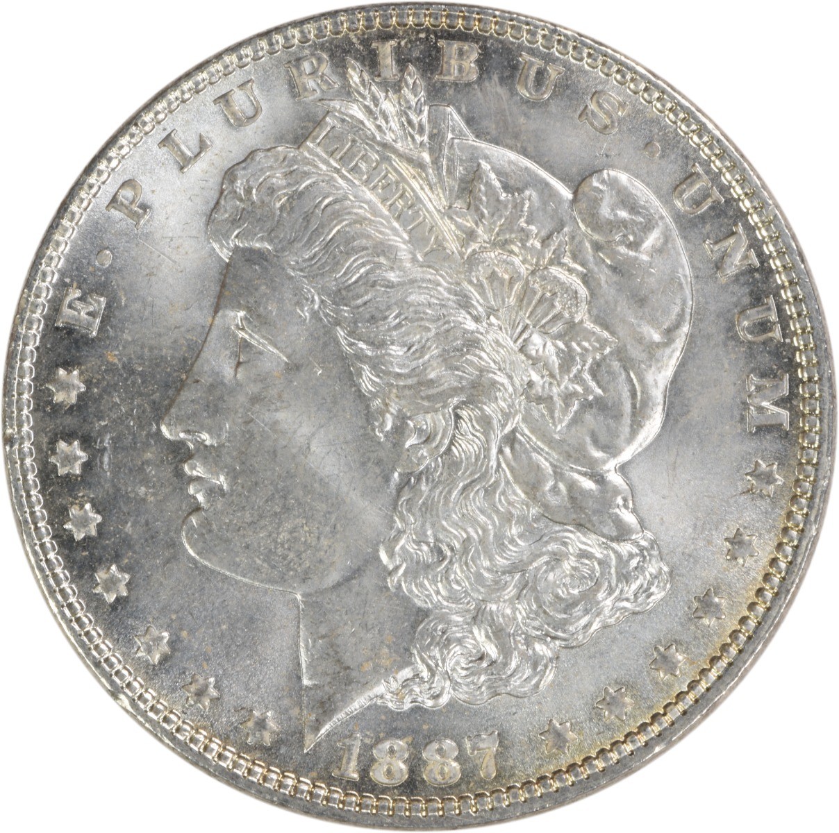 1887 Morgan Silver Dollar Choice BU Uncertified #634