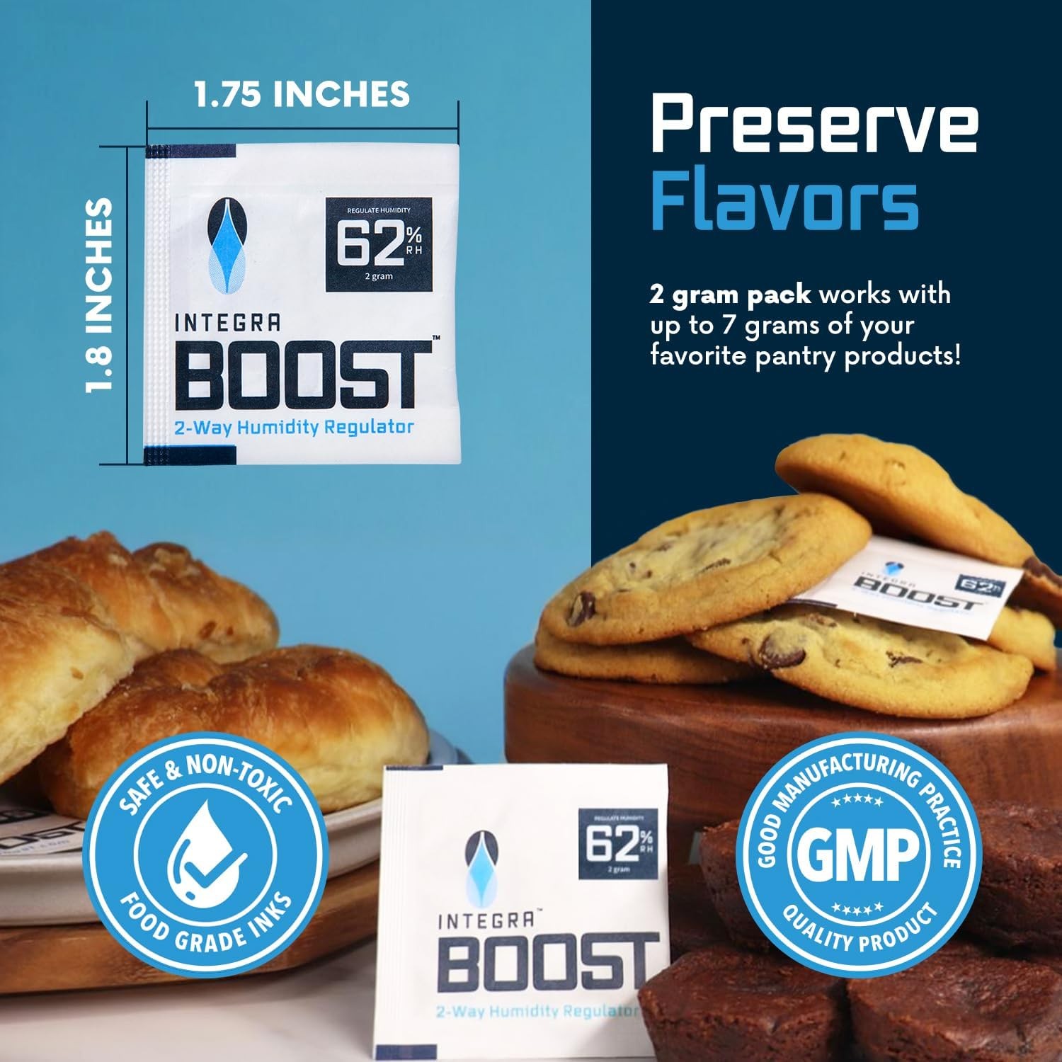 Integra Boost 2-Way Humidity Control Pack – Patented Technology for Humidity C