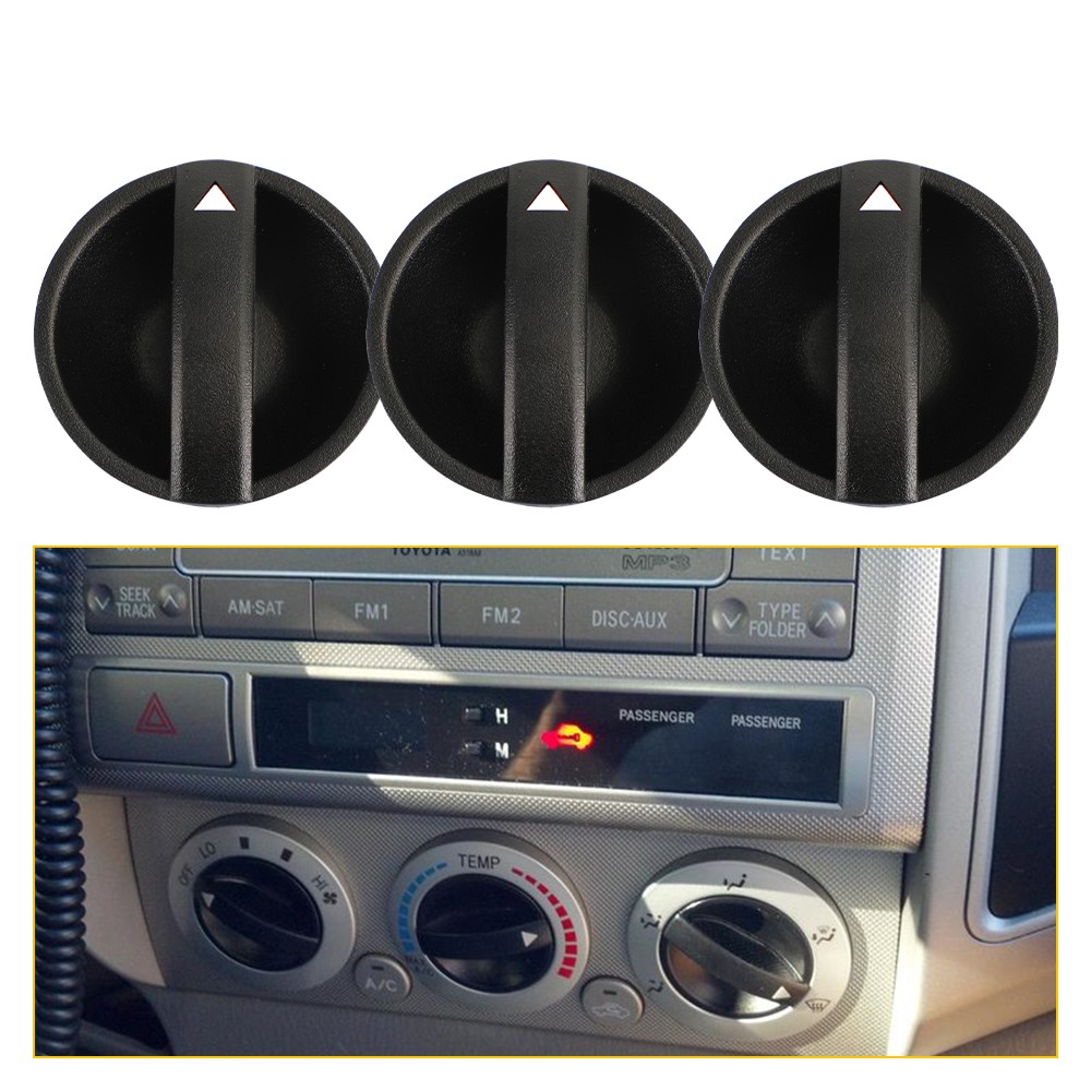 For Toyota Tacoma 2005-2011 Air Conditioning Panel Control Knob Switch Button 3X