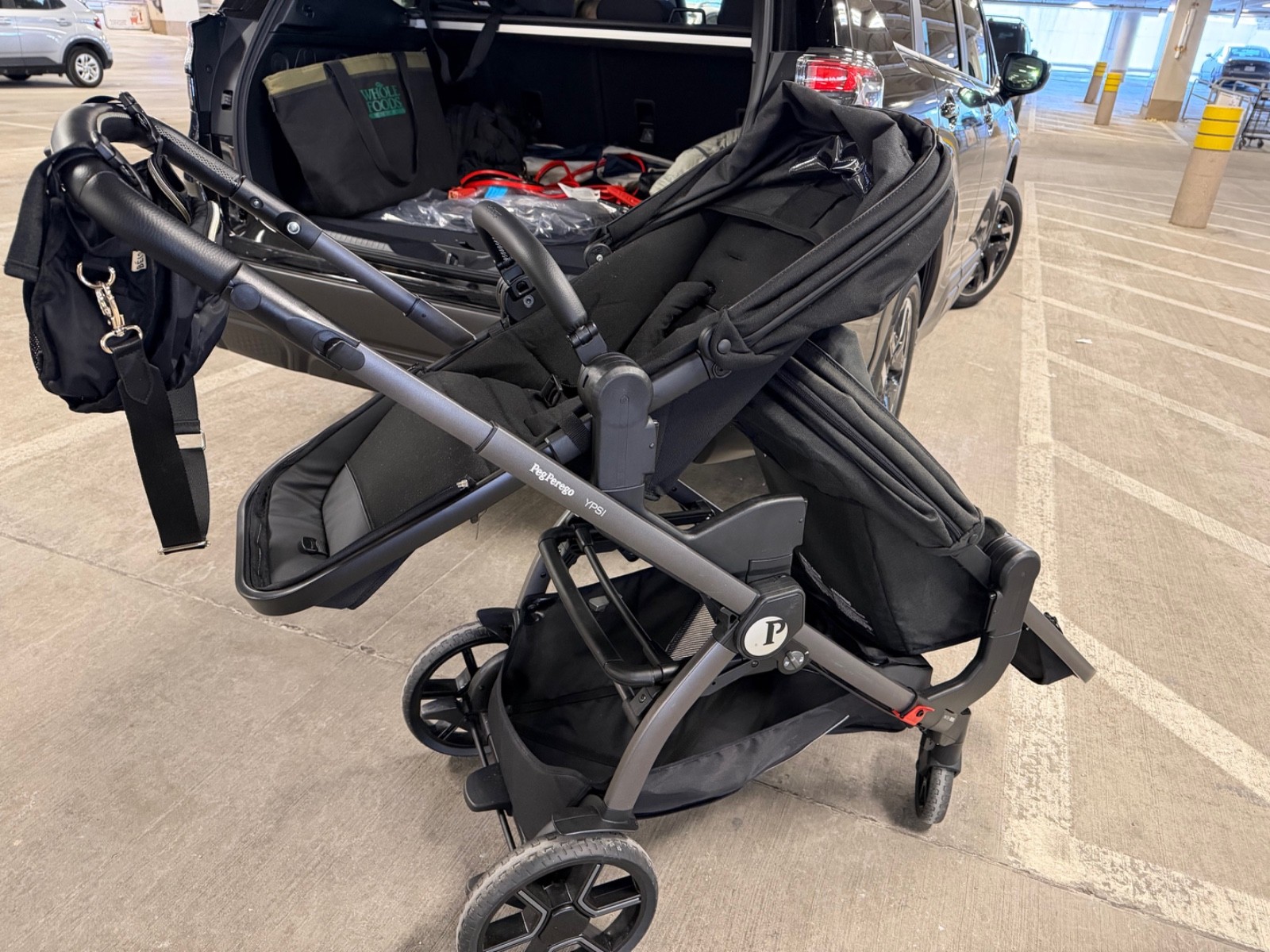 Peg Perego YPSI Double Stroller - ONXY