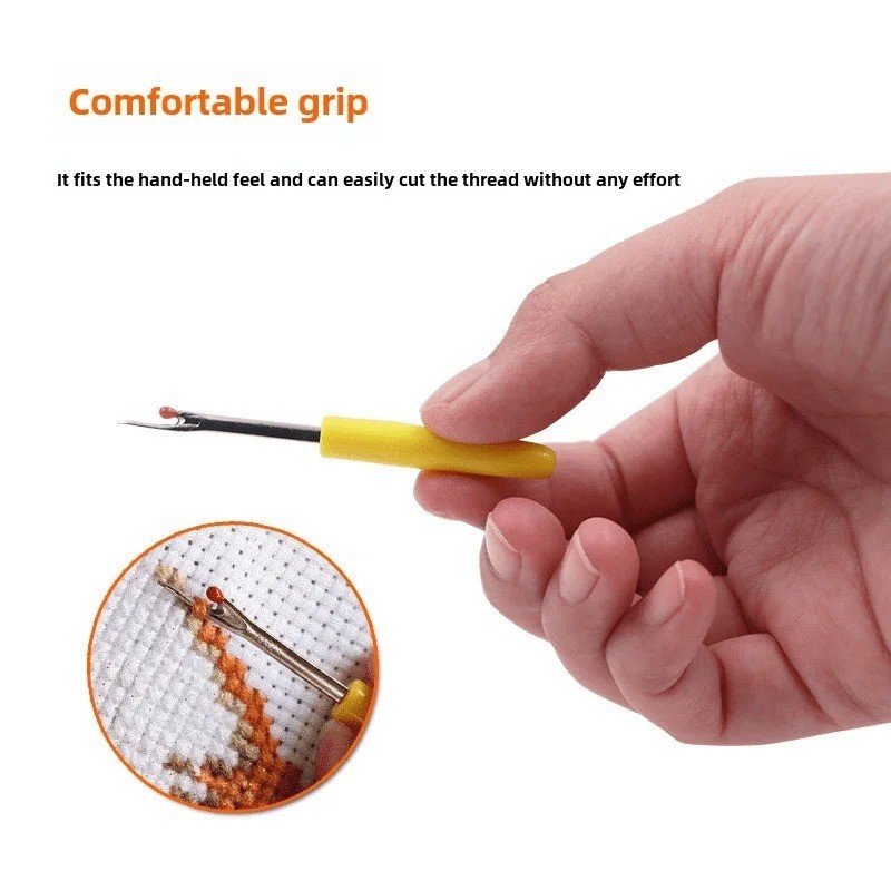 5pcs Handle Seam Ripper Stitch Unpicker Thread Cutter DIY Remover Sewing Tool