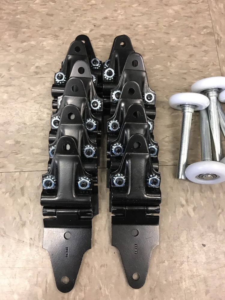 44 pack Whiting Door Repair Kit ALL Hinges + 2" Rollers + Hardware! Todco Morgan