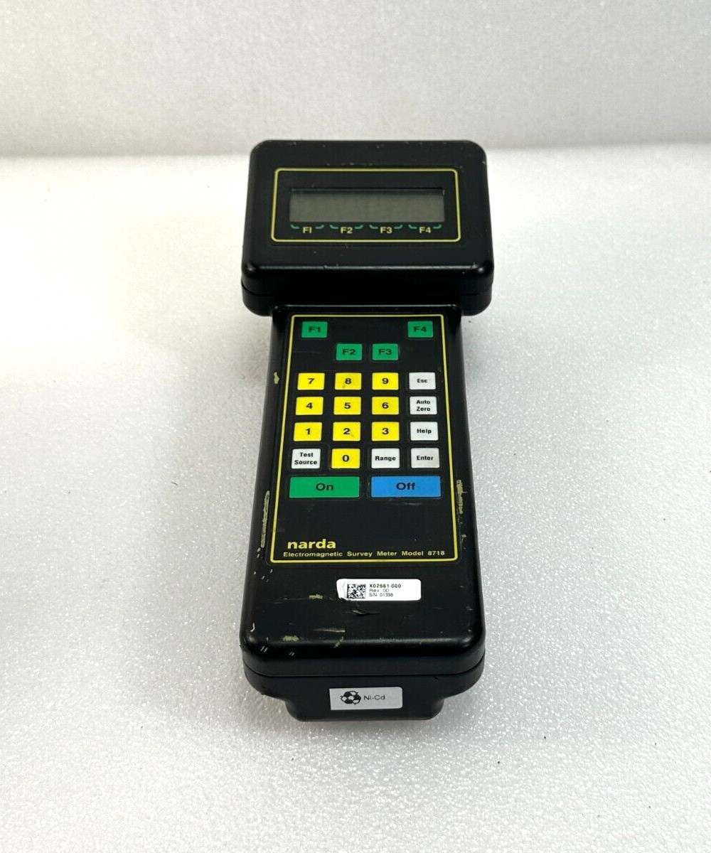 NARDA 8718 Electromagnetic Survey Meter NICE UNIT & DEAL FREE SHIPPING 🚚