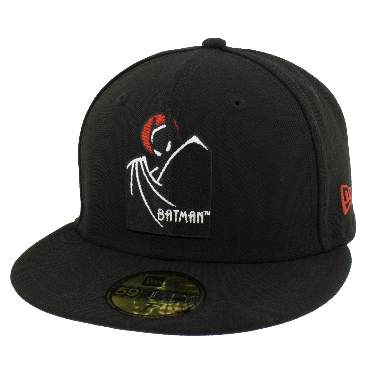 Batman the Animated Series Logo New Era 59Fifty Fitted Hat Black
