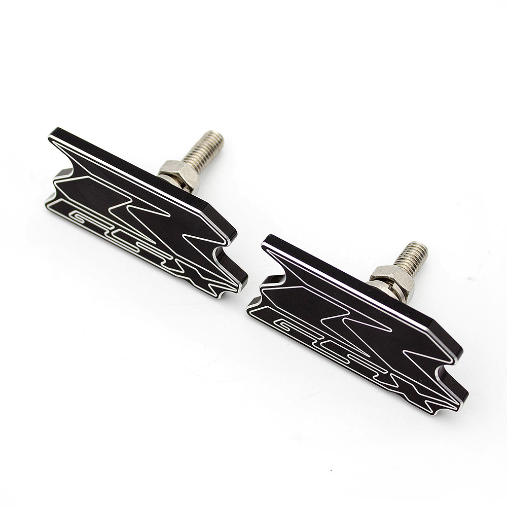 CNC License Plate Bolts Screw For Suzuki GSXR600 GSXR750 GSXR1000 Black Aluminum