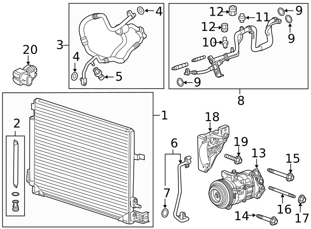 Genuine GM Receiver Dehy 86551901