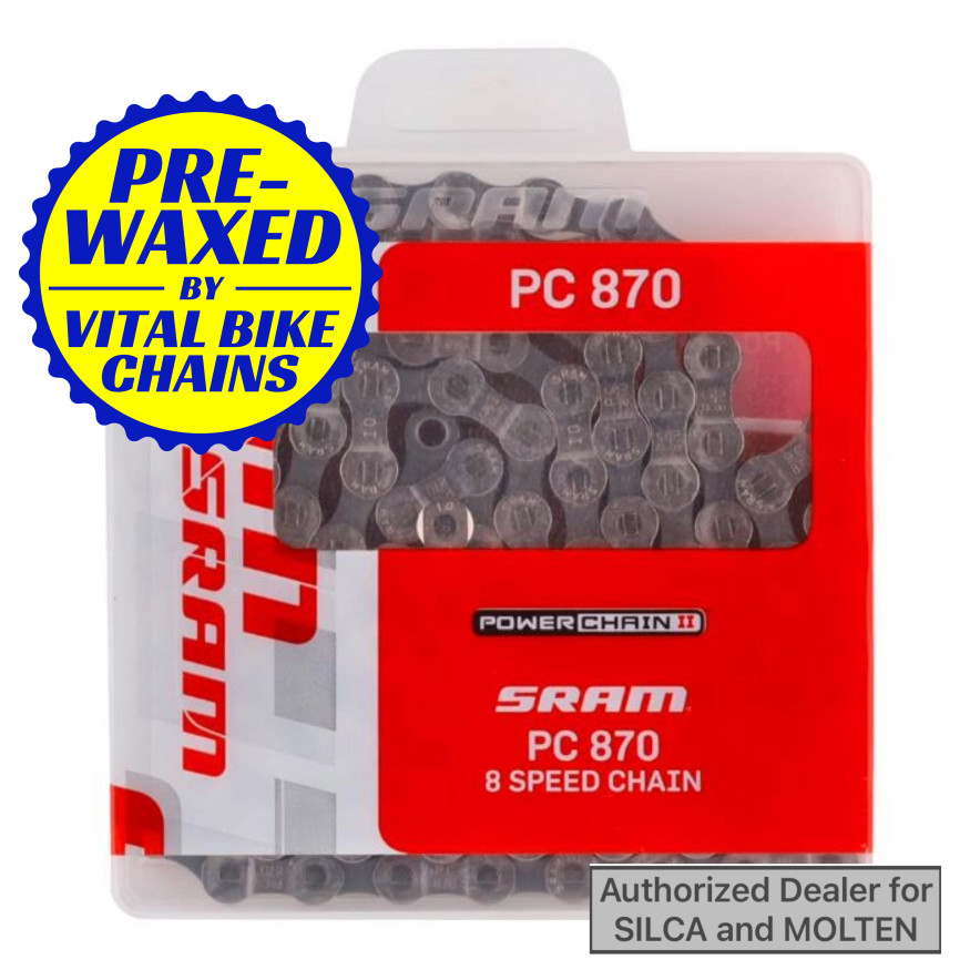 SRAM PC-870 Chain 5/6/7/8 speed - SILCA/MOLTEN/CERAMIC SPEED wax