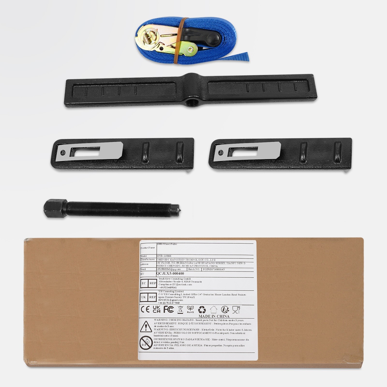 6980 Drum and Rotor Puller, Drum Brake Hub Puller, 6980 Remover for Hub Drums