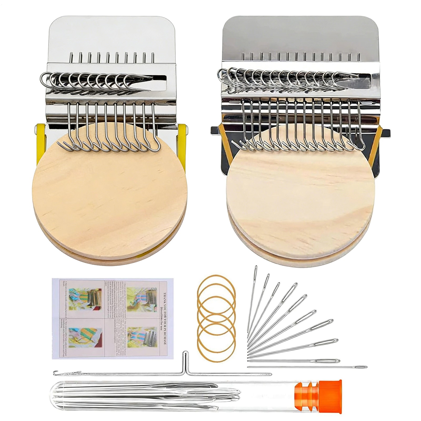 Darning Kit Clothing Mending Supplies Small Darning Loom Kit for Craft kindness