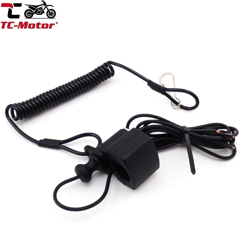 TC-Motor ATV Racing Tether Pull Kill Switch For Scrambler 4 Wheeler 90 500 Quad