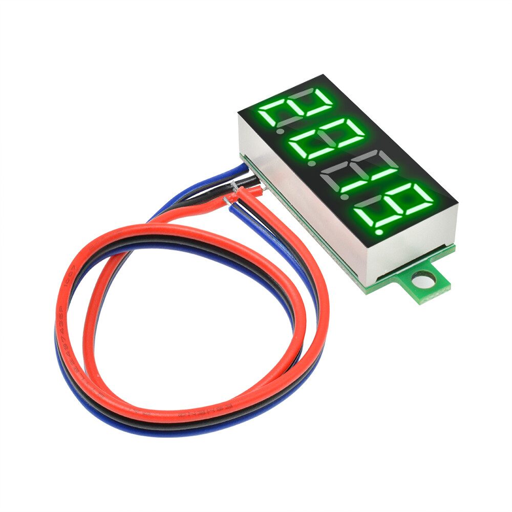 0.36" Digital 4-Digit Voltmeter LED 0-100V Voltage Tester Panel Meter 3-Wire