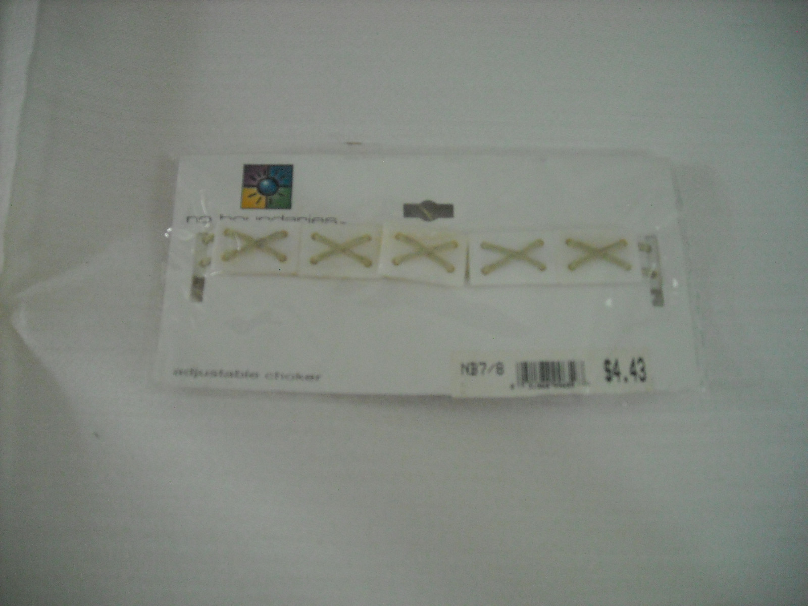 CRISS-CROSS ADJUSTABLE CHOKER by NO BOUNDARIES -- NEW