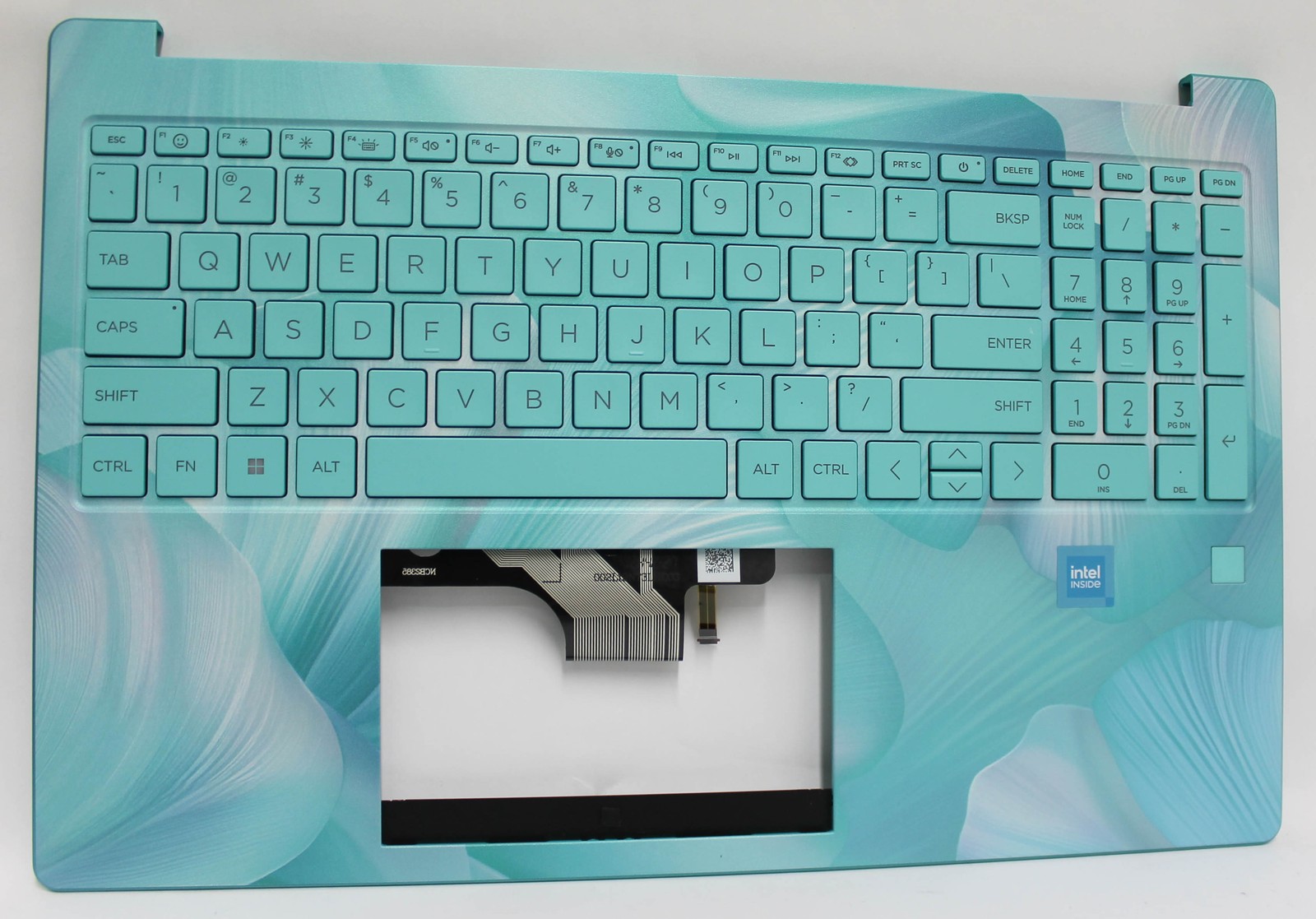 P02371-001 HP PALMREST TOP COVER UMA AQS W/KB MYT US FP 15-FD0105DS "GRADE A"