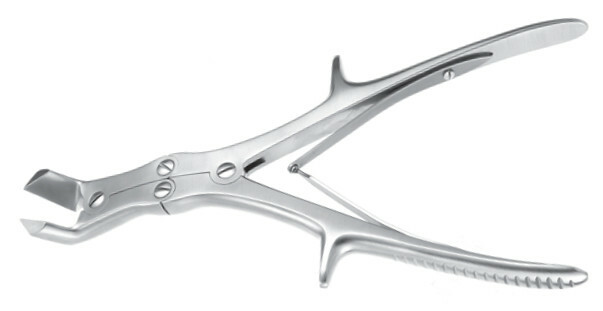 Stille Bone Cutting Forceps, 10.5", S-Shaped Angled Blades, Premium